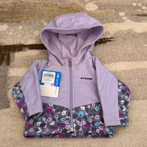NWT Columbia Lavender Hooded Jacket for Kids